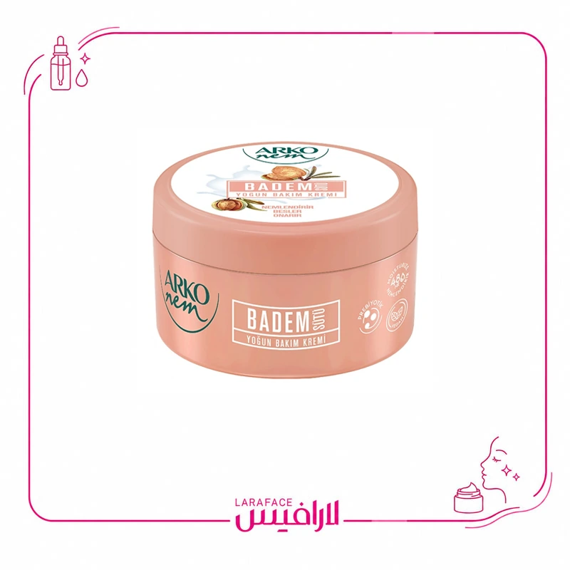 کرم مرطوب‌کننده آرکو نم شیر بادام و پروبیوتیک حجم ۲۵۰ میل