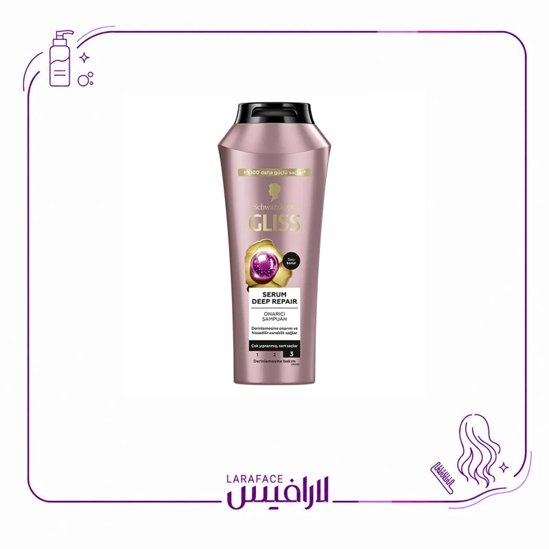 شامپو احیاکننده گلیس مدل ترمیم عمیق سرمی حجم ۵۰۰ میل